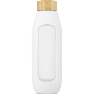 Tidan 600 ml borosilicate glass bottle with silicone grip - EgotierPro 100666