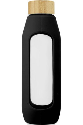 Tidan 600 ml borosilicate glass bottle with silicone grip - EgotierPro 100666