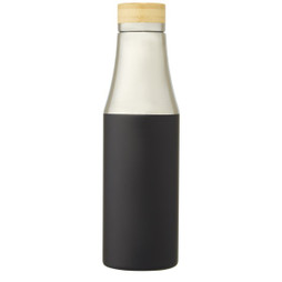 EgotierPro 100667 - Elegante Koper Geïsoleerde Fles met Bamboe Deksel 540ml