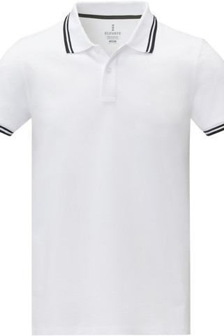 Elevate Life 38108 - Amarago short sleeve mens tipping polo