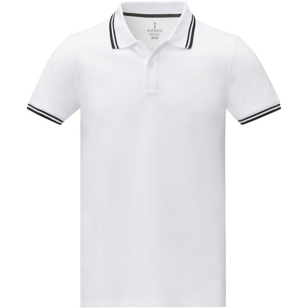 Elevate Life 38108 - Amarago short sleeve men's tipping polo