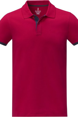 Elevate Life 38110 - Morgan kortærmet tofarvet herrepolo