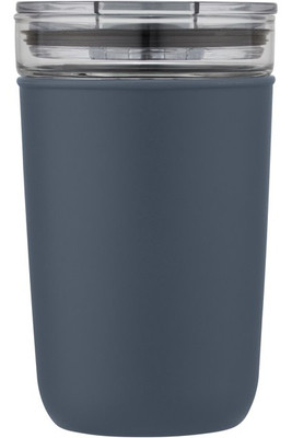Bello 420 ml Glasbecher mit Außenwand aus recyceltem Kunststoff - EgotierPro 100675