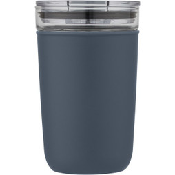 EgotierPro 100675 - Tumbler en Verre Écologique avec Protection Plastique