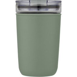 EgotierPro 100675 - Bello 420 ml glass tumbler with recycled plastic outer wall