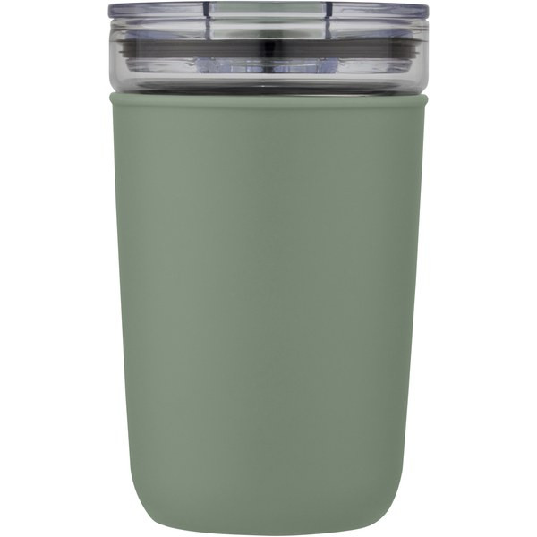 Bello 420 ml glass tumbler with recycled plastic outer wall - EgotierPro 100675