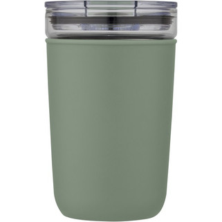 Bello 420 ml glass tumbler with recycled plastic outer wall - EgotierPro 100675