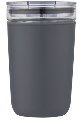 Bello 420 ml glass tumbler with recycled plastic outer wall - EgotierPro 100675