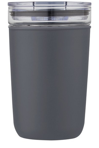 Bello 420 ml glass tumbler with recycled plastic outer wall - EgotierPro 100675