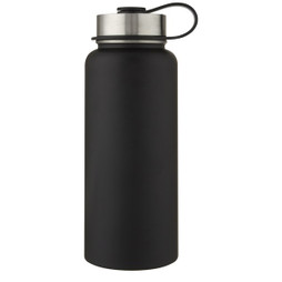 EgotierPro 100682 - Duurzame 1L Sportfles met Koperisolatie en Twee Deksels