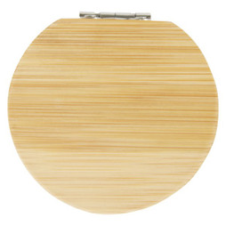 EgotierPro 126196 - Afrodit bamboo pocket mirror