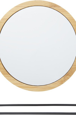 Hyrra bamboo standing mirror - EgotierPro 126197