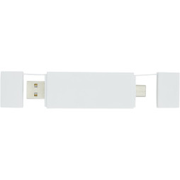 EgotierPro 124251 - Mulan dubbele USB 2.0 hub