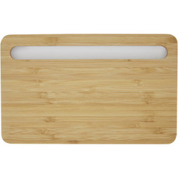 EgotierPro 124252 - Carregador de sem fios de 10W em bambu "Medake"