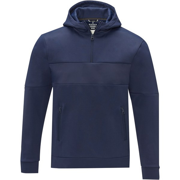 Elevate Life 39472 - Sayan men's half zip anorak hooded sweater