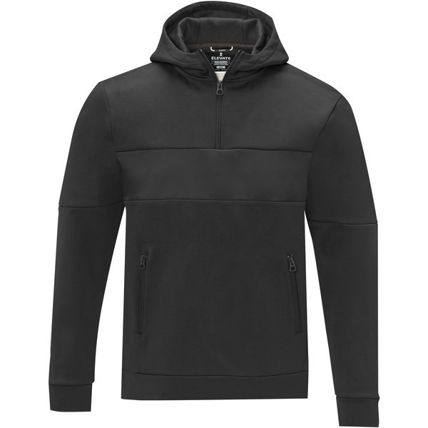 Elevate Life 39472 - Sayan men's half zip anorak hooded sweater