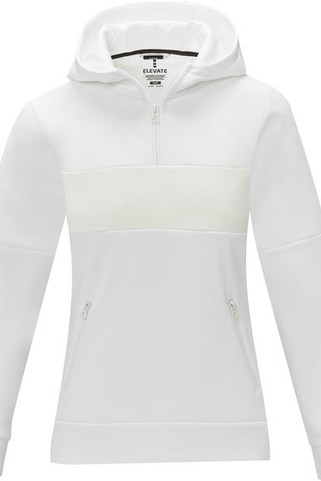 Elevate Life 39473 - Sayan womens half zip anorak hooded sweater