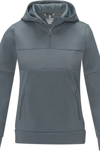 Elevate Life 39473 - Sayan womens half zip anorak hooded sweater