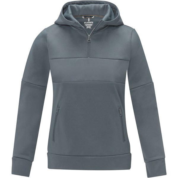 Elevate Life 39473 - Sayan women's half zip anorak hooded sweater