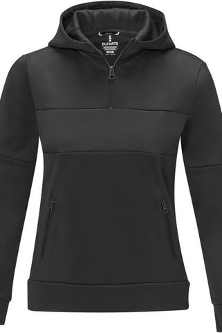 Elevate Life 39473 - Sayan womens half zip anorak hooded sweater