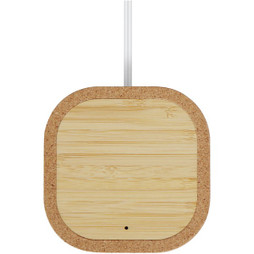 Tekiō® 124310 - Base de carregamento sem fio em cortiça de 15 W "Cerris"
