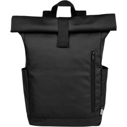 EgotierPro 120659 - Byron 15,6" GRS RPET Roll-Top Rucksack 18 L