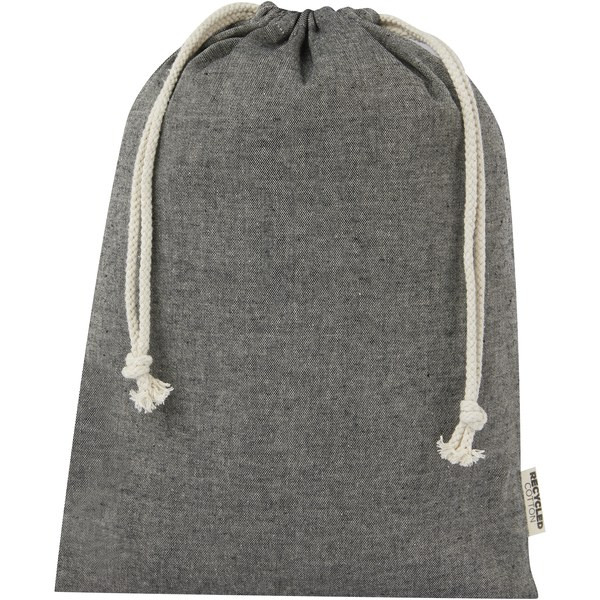 Pheebs 150 g/m² GRS recycled cotton gift bag large 4L - EgotierPro 120672