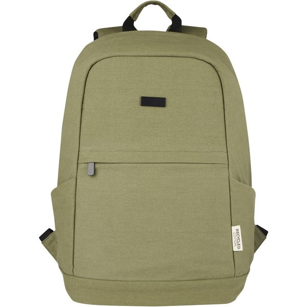 Joey 15.6" GRS recycled canvas anti-theft laptop backpack 18L - EgotierPro 120677