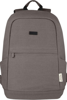 Joey 15.6" GRS recycled canvas anti-theft laptop backpack 18L - EgotierPro 120677