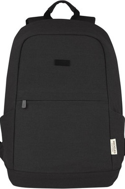 Joey stöldsäker 15,6" laptopväska av GRS-återvunnen canvas 18 liter - EgotierPro 120677
