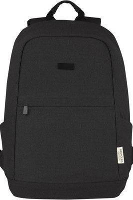 Joey 15.6" GRS recycled canvas anti-theft laptop backpack 18L - EgotierPro 120677