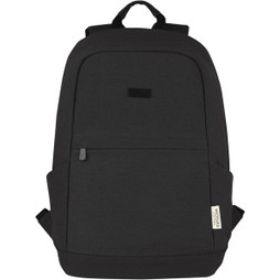 EgotierPro 120677 - Sac à Dos Sécurisé en Toile Recyclée pour Ordinateur 15.6"