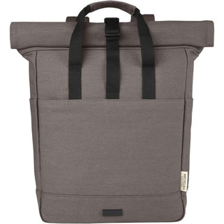 Joey 15 tommers GRS genanvendt canvas rolltop laptoprygsæk 15 L - EgotierPro 120678