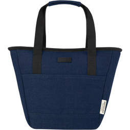 EgotierPro 120679 - Joey 9-can GRS recycled canvas lunch cooler bag 6L