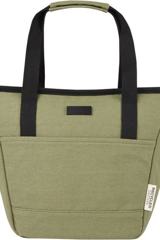 Joey 9-can GRS recycled canvas lunch cooler bag 6L - EgotierPro 120679