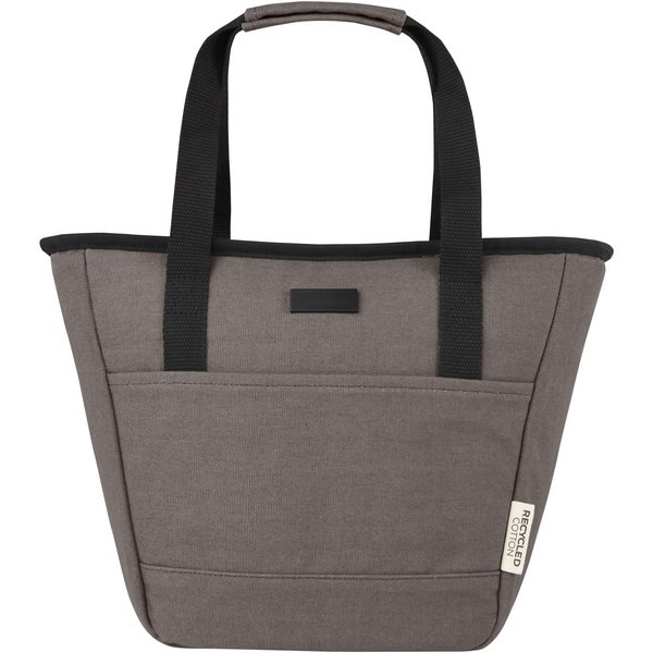Joey 9-can GRS recycled canvas lunch cooler bag 6L - EgotierPro 120679