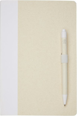 Eco-Friendly Recycled Milk Carton Notebook & Pen Set - EgotierPro 107811