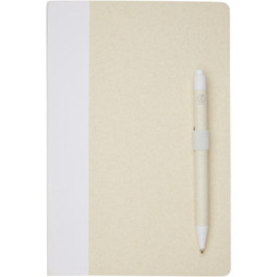 EgotierPro 107811 - Duurzaam Melkkarton Notitieboek en Pen Set