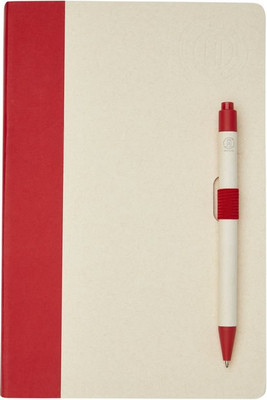 Eco-Friendly Recycled Milk Carton Notebook & Pen Set - EgotierPro 107811