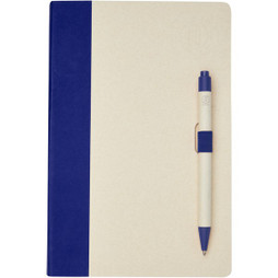EgotierPro 107811 - Eco-Friendly Recycled Milk Carton Notebook & Pen Set