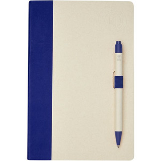 Eco-Friendly Recycled Milk Carton Notebook & Pen Set - EgotierPro 107811