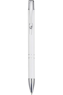 Moneta recycled aluminium ballpoint pen (black ink) - EgotierPro 107822