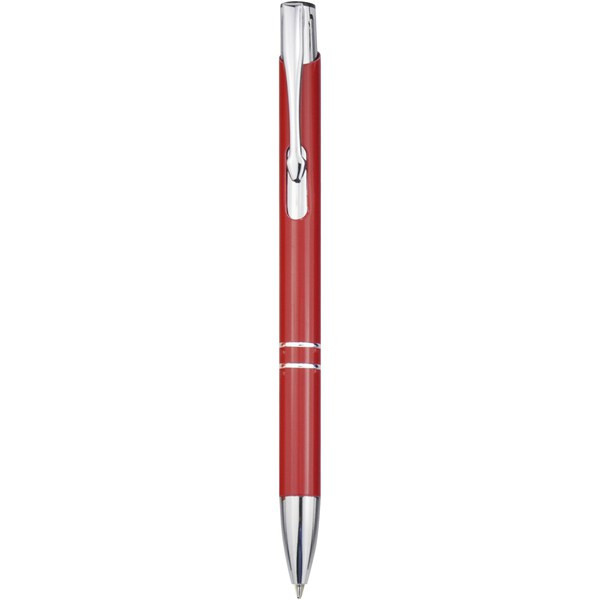 Moneta kuglepen af genvundet aluminium (sort refill) - EgotierPro 107822