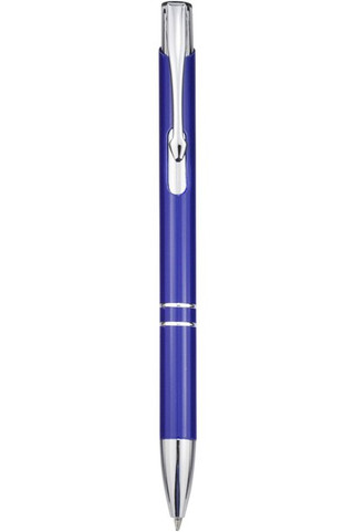 Stylo bille en aluminium recyclé Moneta (encre noire) - EgotierPro 107822