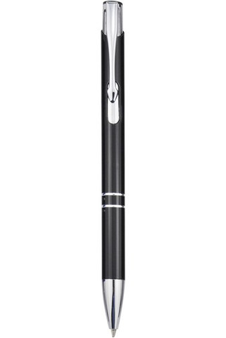 Moneta recycled aluminium ballpoint pen (black ink) - EgotierPro 107822