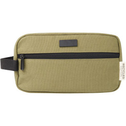 EgotierPro 130041 - Joey Kosmetiktasche aus GRS recyceltem Canvas 3,5 L