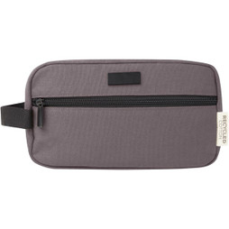 EgotierPro 130041 - Joey GRS gerecycled canvas reisetui voor accessoires 3,5 l
