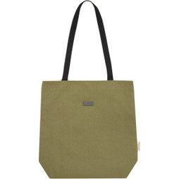 EgotierPro 130042 - Sac shopping Joey de 14 L  en toile recyclée GRS