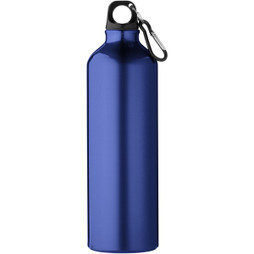 EgotierPro 100739 - Duurzame 770 ml Gerecyclede Aluminium Waterfles met Karabijnhaak