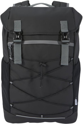 Aqua 15.6" GRS recycled water resistant laptop backpack 23L - EgotierPro 130044